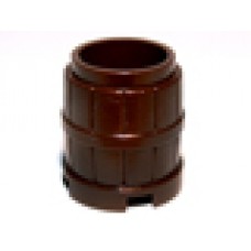 Part 2489 Dark Brown Container, Barrel 2 x 2 x 2 